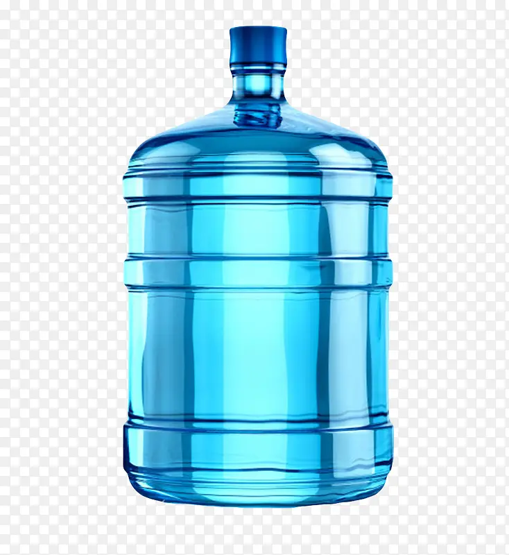 蓝色解渴清澈清甜塑料瓶饮用水实