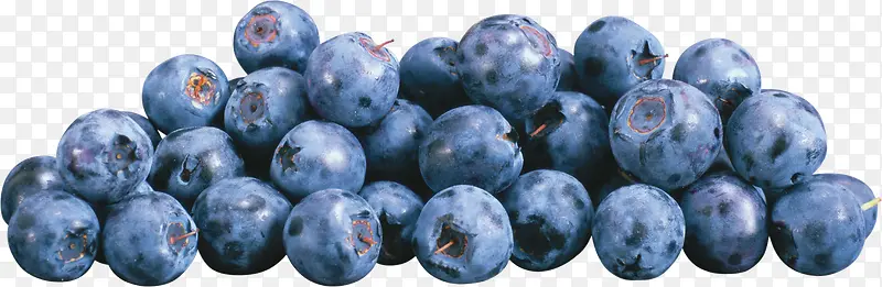 散落的美味蓝莓