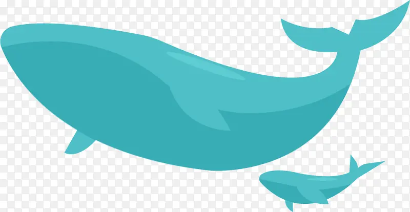 世界海洋日蓝色鲸鱼