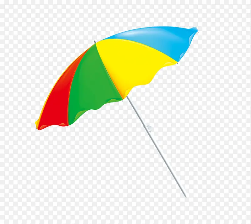 彩色遮阳伞