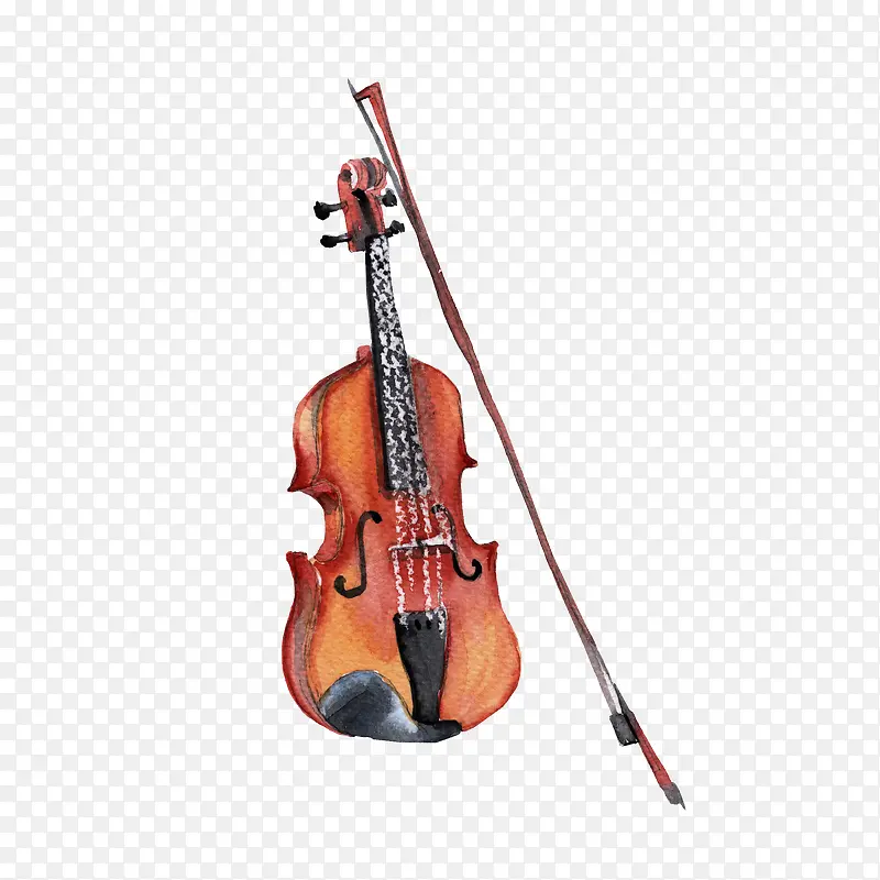 卡通简约乐器装饰海报设计小提琴