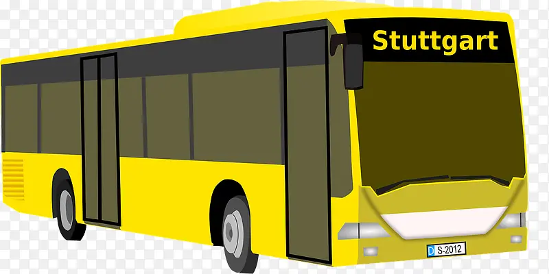 黄色的大巴车