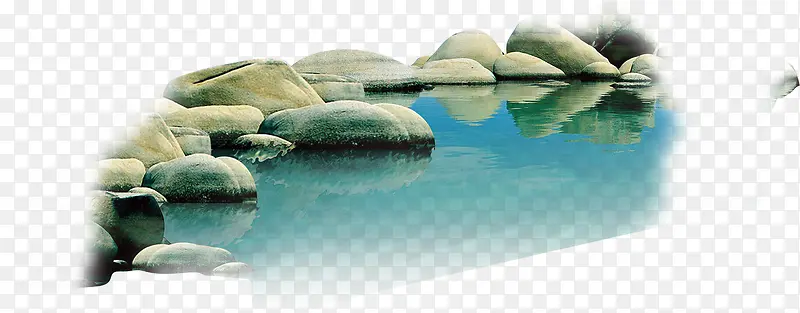 水边的鹅卵石