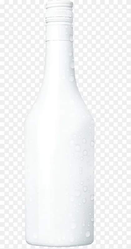 白色冰瓶子