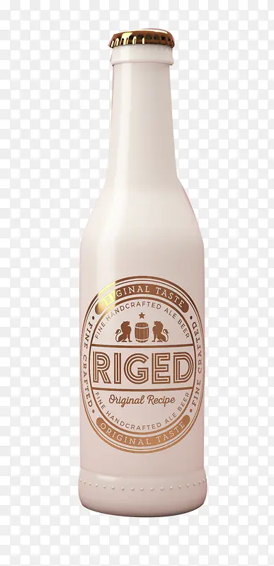 装饰白色啤酒包装