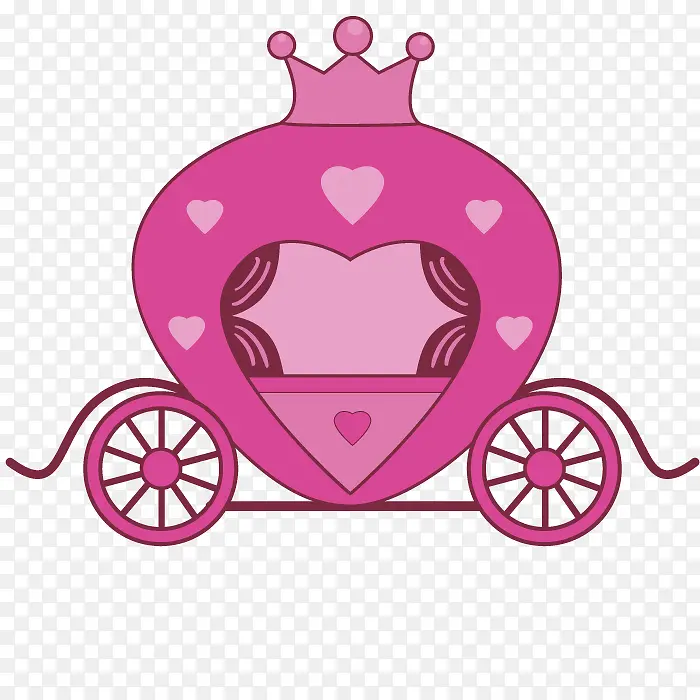 粉色小车