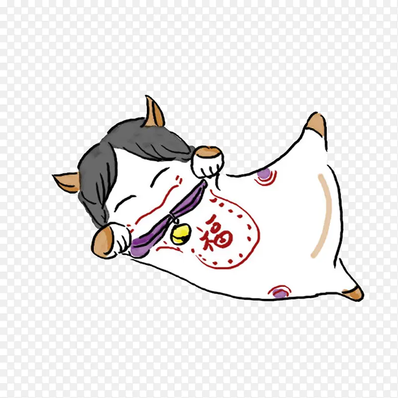 伸懒腰的猫