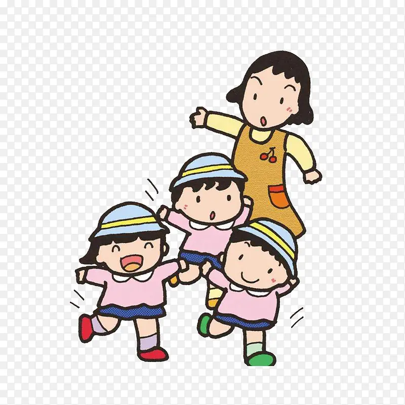 放学追逐打闹的小孩们PNG图片素材下载_图片编号ykbooroq-免抠素材网