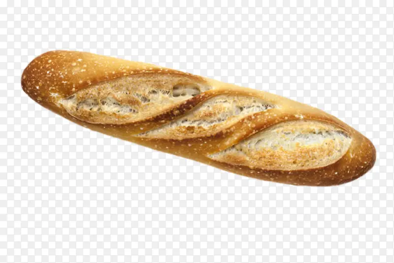 一条长长的法式面包实物