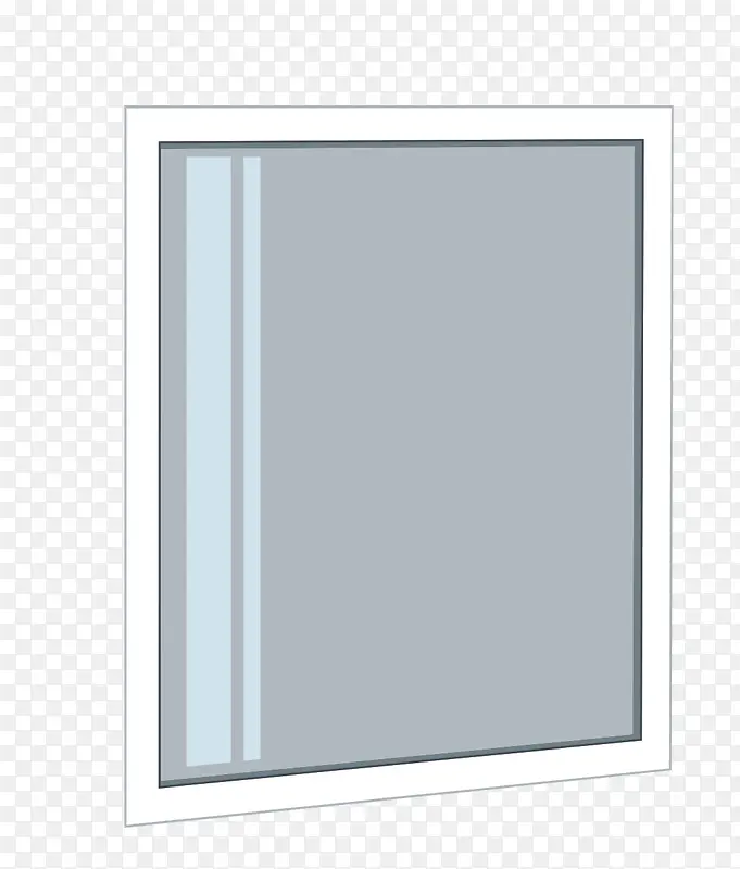 窗户玻璃灰色矢量