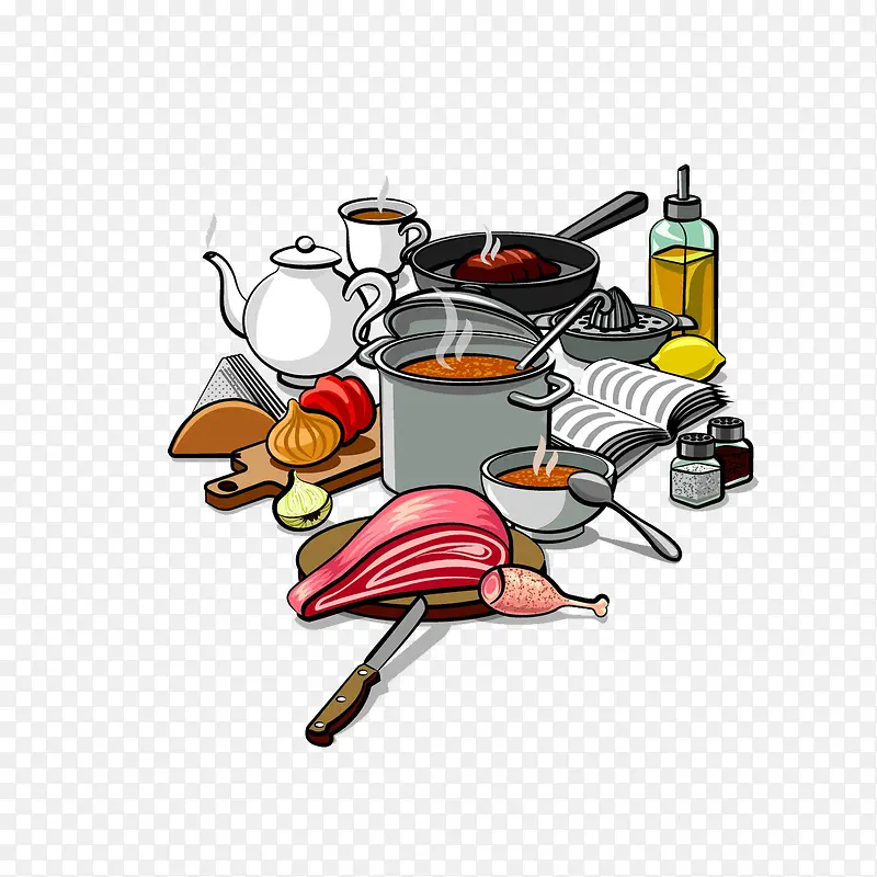 手绘食物合集