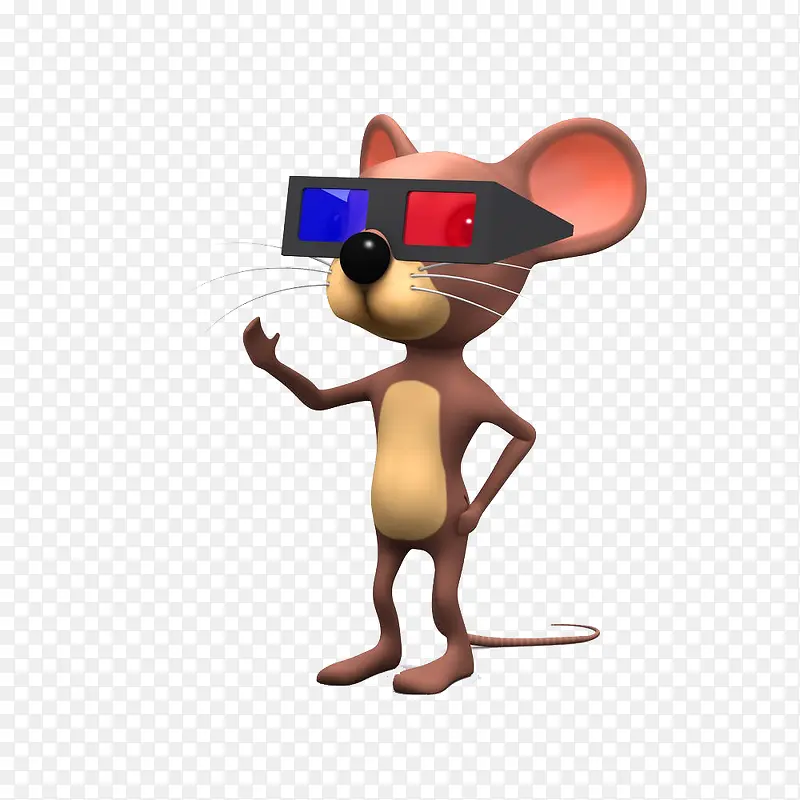 戴眼镜的老鼠