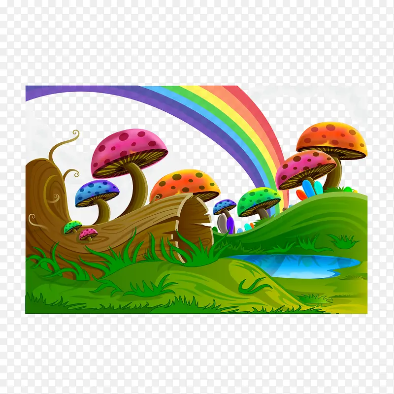彩虹蘑菇林