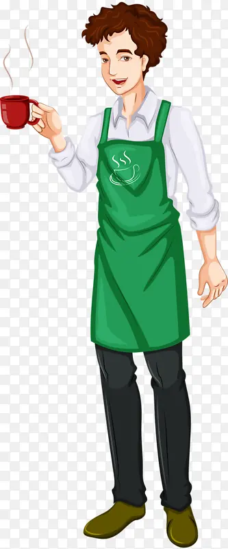 男咖啡师