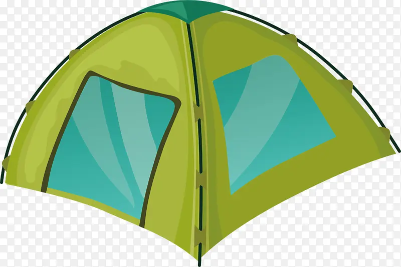 野外探险帐篷图标设计素材