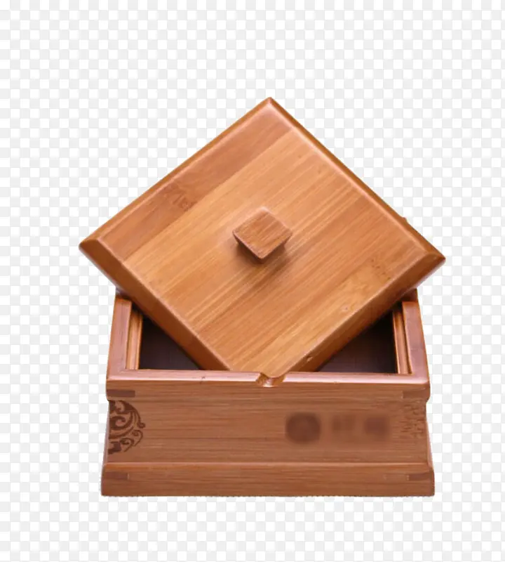 纯木头烟灰盒