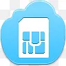 sim卡卡Blue-Cloud-icons