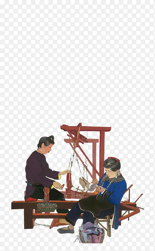 传统工艺 织纺