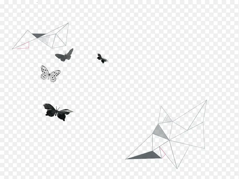 折纸  和蝴蝶飞飞