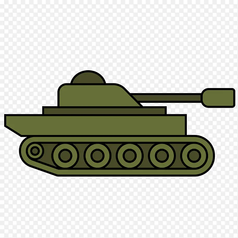 履带式坦克素材图案