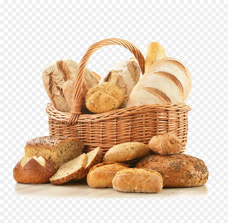 篮子里面有面包