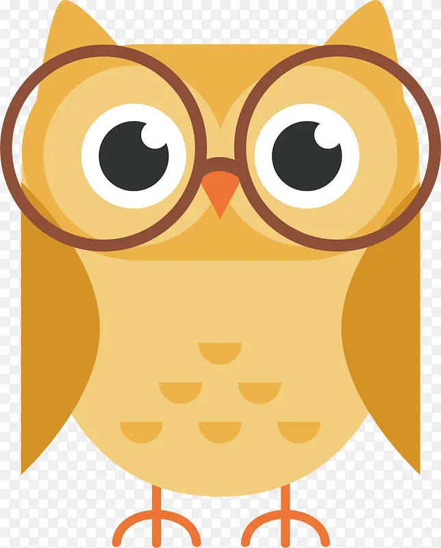 矢量图戴眼镜的猫头鹰PNG图片素材下载_图片编号ypmlpwlq-免抠素材网