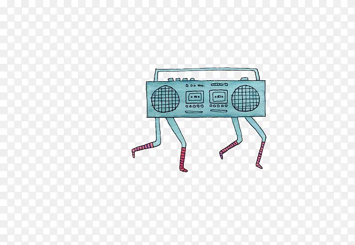 双腿收音机