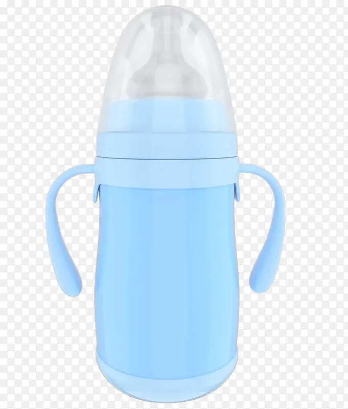 蓝色宝宝奶瓶