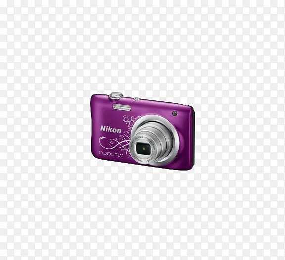数码相机  紫色尼康