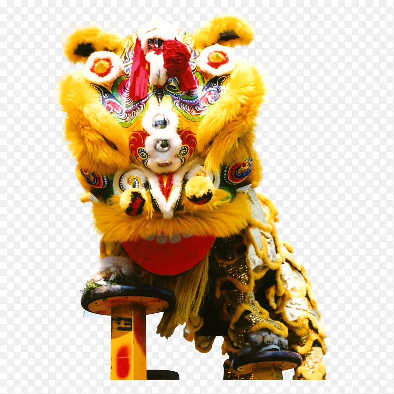 金色狮子上圆柱PNG图片素材下载_图片编号qzbewelq-免抠素材网