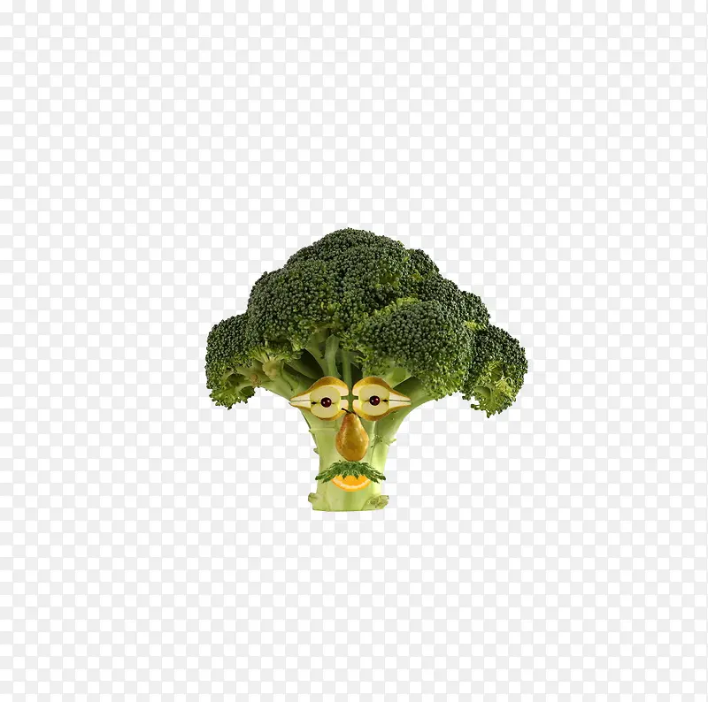 卡通西兰花