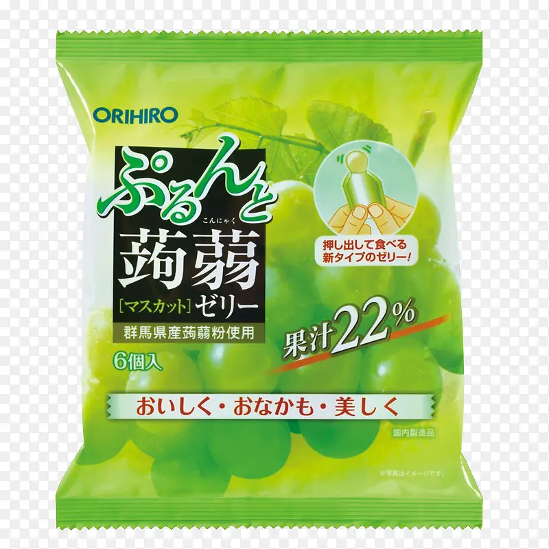 日本进口喜乐可吸蒟蒻果汁果冻包
