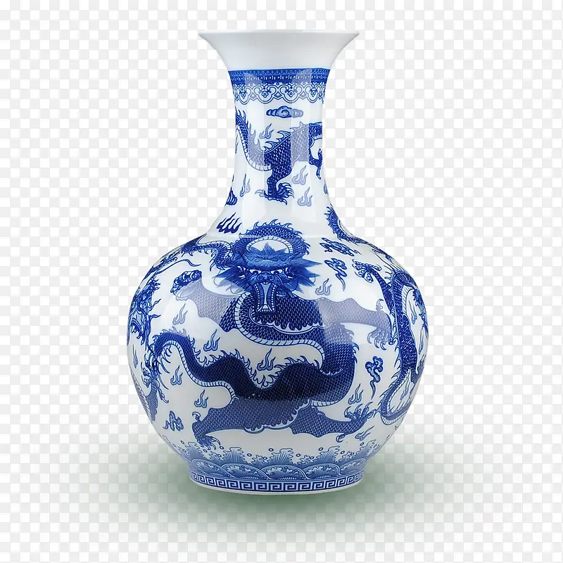 蓝色花瓶