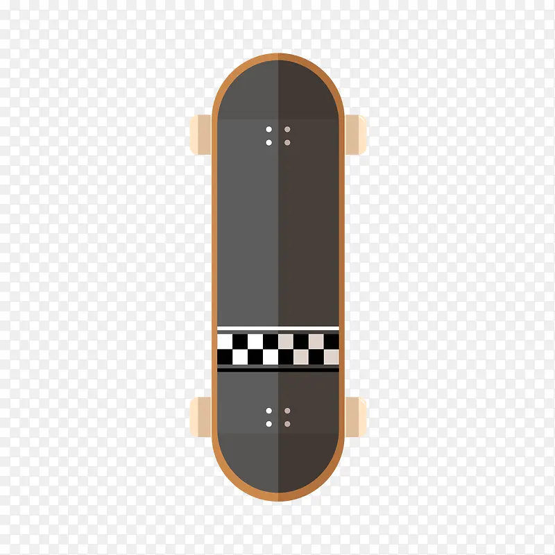 灰黑色的滑板