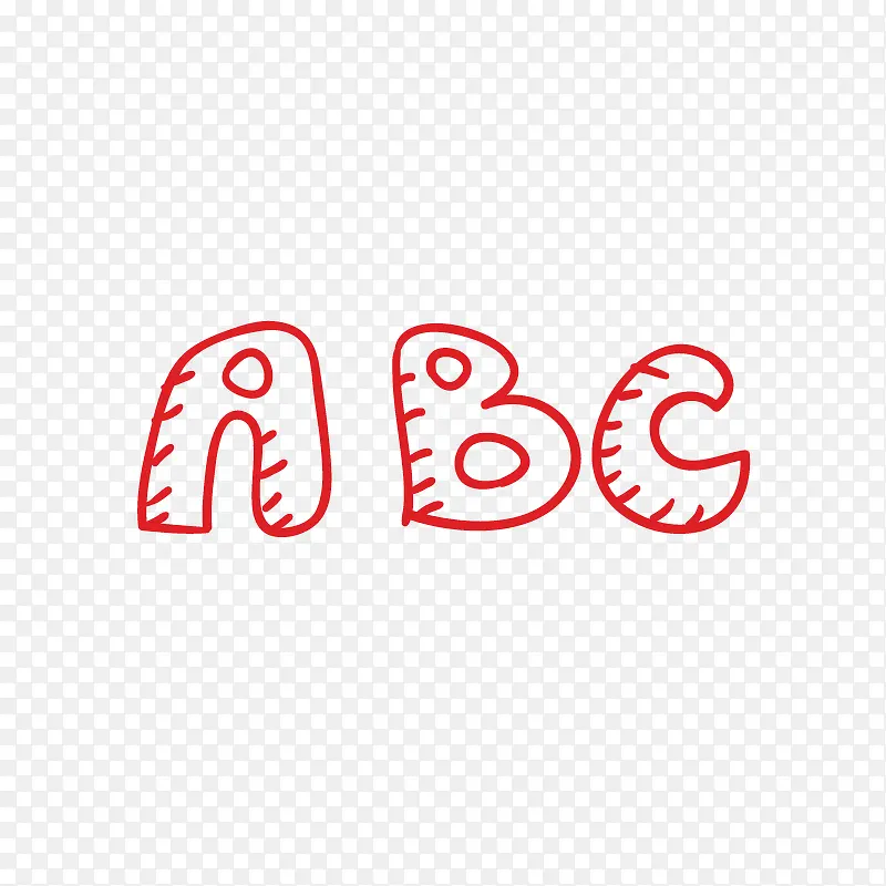 abc字母手绘
