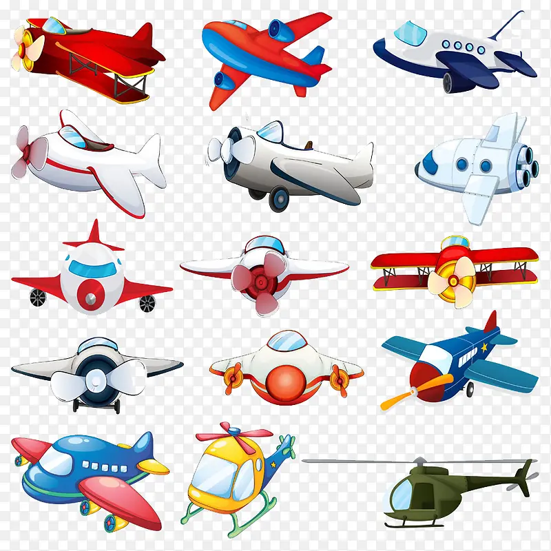 卡通玩具飞机图片