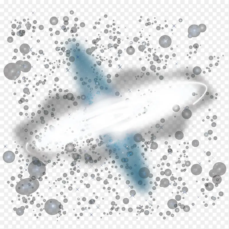 灰色银河系星球布局矢量图