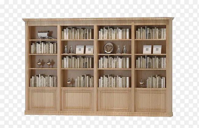 办公室欧式木质书架