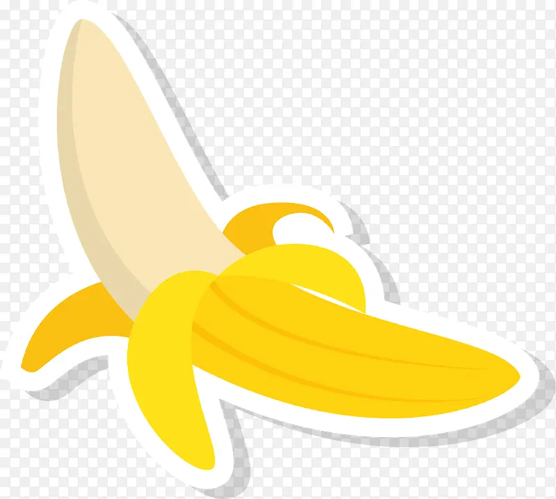 黄色香蕉设计素材