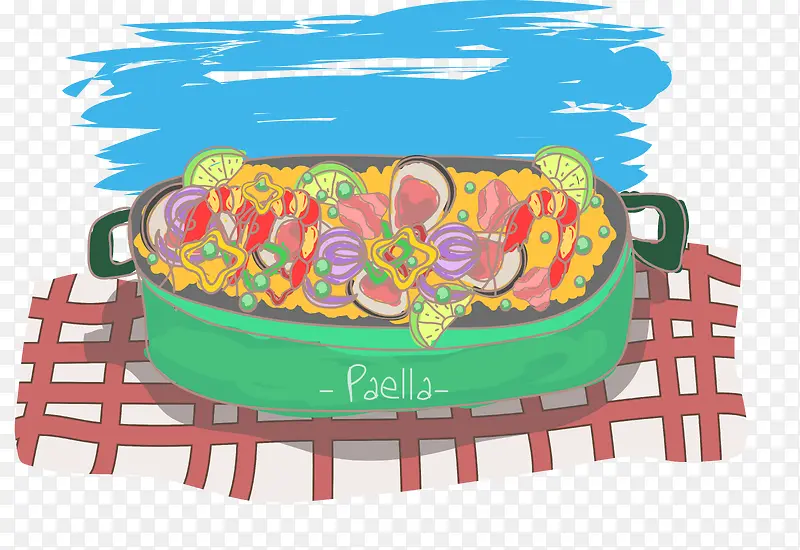 美味石锅矢量