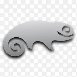 openSUSE标志nouve侏儒灰色图标