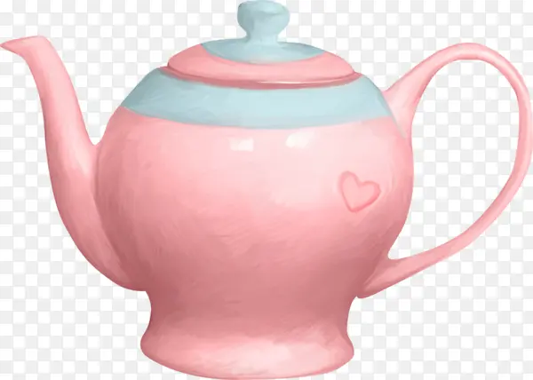 卡通插画茶壶