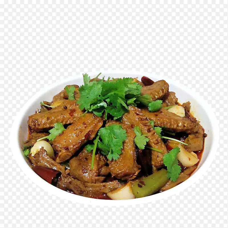 香菜莴笋干锅鸭食品餐饮