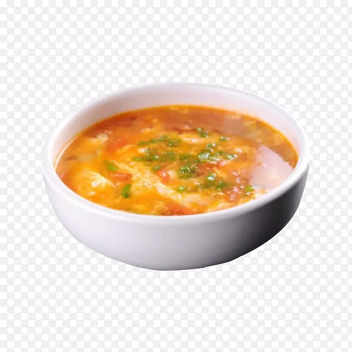 番茄笋干蛋花汤食品图片