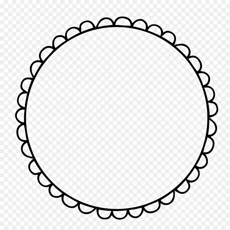 黑色的圆环