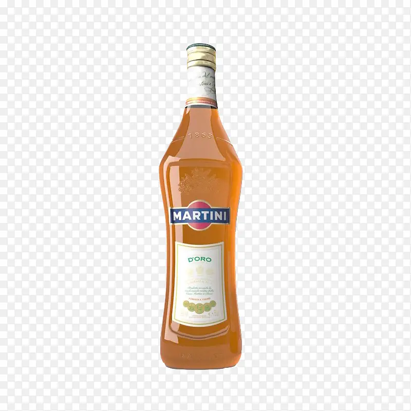 黄色瓶装玻璃水果酒