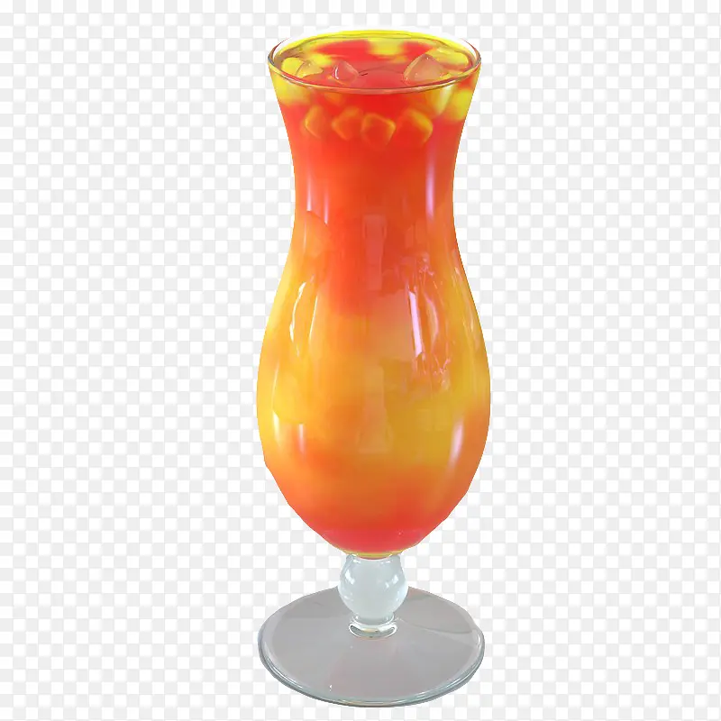红色水果玻璃杯水果酒