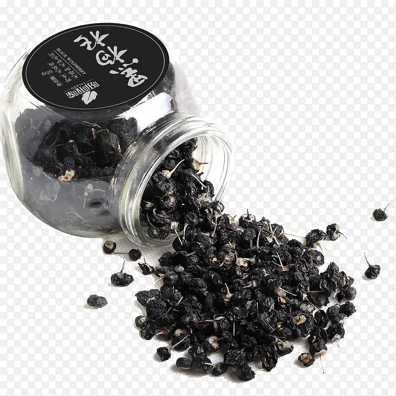 新疆特产瓶装黑枸杞茶