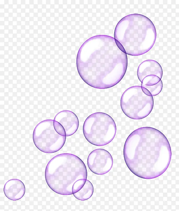 紫色气泡