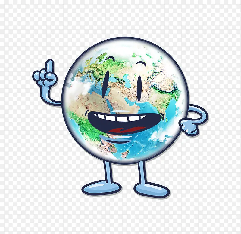 世界地球日地球卡通形象设计